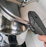 苏泊尔（SUPOR）304不锈钢9L压力锅26cm【4-6人可用】防爆高压锅电磁炉通用大容量 实拍图