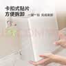 帅仕（shuaishi）燃气热水器遮挡罩厨房磁吸壁挂管道置物架遮丑装饰盖板挂钩洞洞板 【两件套】35*40*17-枪灰 实拍图