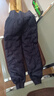 罗蒙儿童羽绒裤内胆男女童秋冬保暖裤子内穿校园服饰神器棉裤 藏青140 实拍图
