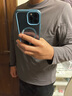 蕉下（beneunder）长袖T恤男士卫衣气绒服保暖打底衫圆领宽松舒适CL010石墨灰XL 实拍图