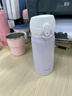 膳魔师（THERMOS）保温杯316钢350ml男女士儿童水杯圣诞元旦新年礼物JNL-350S丁香紫 实拍图
