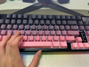 狼蛛（AULA）S98机械键盘有线/蓝牙/无线三模连接Gasket结构插拔2U0游戏办公键盘98配列 【无线版】S98侧刻黑莓粉-白光-5000毫安 茶轴 实拍图