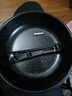 【亏本清仓】韩式麦饭石色不粘锅平底锅铁锅电磁炉不带盖 黑色小煎锅 16cm 实拍图