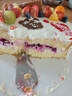 京集手绘网红创意新鲜生日蛋糕下午茶水果同城当天日达到配送2磅8英寸 实拍图