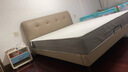 全友家居奶油风头层牛皮床头软包卧室2米×2.2米茉伊真皮高脚双人大床 实拍图