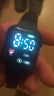 其他品牌高颜值LED手表时尚方形学生科技感超强夜光数字个性运动 雾霾蓝 实拍图
