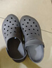 京东京造【抗菌洞洞鞋】凉鞋情侣旅行沙滩两穿eva凉拖鞋男士水泥灰44-45 实拍图
