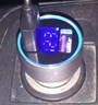 纽曼（Newmine）车载充电器点烟器一拖二双USB金属车充电压显示检测快充SX001-008 实拍图