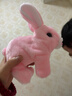 Honey Joy仿真毛绒儿童玩具兔兔会走会叫电动宠物粉兔子圣诞礼物 实拍图