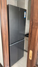 海尔（Haier）「小红花系列」418L十字门冰箱594mm专业超薄零嵌BCD-418WGHTDB9S9U1国家补贴 实拍图