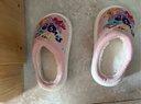 小马宝莉（MY LITTLE PONY）儿童棉拖鞋室内秋冬保暖防滑6-12岁中大女童加绒棉鞋 粉30-31码 实拍图