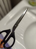 得力【超级爆款】2把180mm剪刀(1黑1红) 办公生活家用中号剪子 手工剪纸刀 办公用品 33215 实拍图