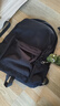 双星书包初中女高中大学生双肩包男背包大容量简约百搭休闲耐磨防泼水 黑色（恐龙挂件+徽章） 实拍图