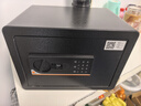 虎牌保险柜家用小型25/35/45/60cm大容量全钢防盗隐形床头迷你入墙衣柜指纹密码WIFI保险箱新品 星虎25 黑色 密码款(钥匙/密码解锁) 实拍图