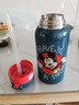 迪士尼（Disney）儿童保温杯316不锈钢吸管直饮水杯幼儿园小学生双饮水壶650ml米奇 实拍图