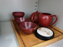 万壶园 紫砂公道杯茶海功夫茶具可搭配过滤茶漏大容量带把手茶道茶具配件宜兴原矿紫砂非陶瓷分茶器公杯 大红袍公杯+茶滤 实拍图