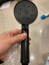 增压花洒喷头黑武士魔幻五档淋浴花晒头淋雨喷淋花酒超强单热水器 黑武士硬刺花洒1个 实拍图