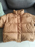 betu百图女装冬季新款加厚鸭绒羽绒外套减龄短款羽绒服女2210T01 咖啡色 S 实拍图