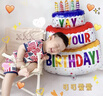 多美忆生日场景布置女孩男孩生日气球道具氛围派对装饰儿童生日蛋糕 实拍图