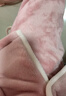 安之伴睡衣女秋冬保暖法兰绒加绒加厚休闲开衫宽松女士家居服套装可外穿 豆沙 XL 实拍图