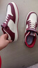 安鞋踏断码女童鞋子2025新款秋季儿童时尚运动鞋中大童低帮软底板鞋 酒红 38 实拍图