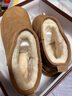 骆驼（CAMEL）雪地靴女冬季新款加绒保暖加厚棉鞋休闲懒人毛毛鞋 L23W275157驼色 40 实拍图
