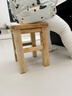 小匠材实木凳子家用客厅矮凳孩子矮款茶几方凳结实小板凳方26*21*25 实拍图