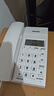 飞利浦(PHILIPS）电话机座机 固定电话 办公家用 免提通话 免电池 来电显示 CORD040白色  实拍图