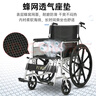 怡辉（YIHUI）轮椅轻便折叠老人专用出行小型年轻人骨折便携式手动医用可自推 实拍图
