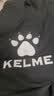 卡尔美（KELME）长款运动棉服男冬季连帽过膝保暖生活训练外套风衣 黑色 3XL  实拍图