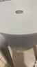 树浩家用塑料加厚凳子可叠放餐椅网红风车餐桌椅子现代简约餐厅书桌用 L.HF升级加强PP材料30cm面-灰色 实拍图