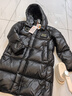 鸭鸭（YAYA）童装儿童羽绒服男女中长款中大童加厚极寒防风保暖冬装外套WJ 黑色 150 实拍图