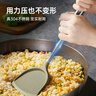 炊大皇 硅胶锅铲304不锈钢手柄 不粘锅炒锅煎锅平底锅专用炒菜铲耐高温 实拍图