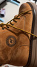 骆驼（CAMEL）王俊凯同款冬加绒户外工装马丁大黄靴男 G122W7757TR 金黄 44 实拍图