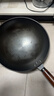 京严炒锅铁锅家用炒菜锅不粘锅章丘手工锻打无涂层精铁锅燃气灶明火用 30CM炒锅+盖子+铲子【已开锅】 30cm 健康无涂层｜纯手工锻打 实拍图