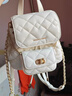 CHARLES&KEITH经典菱格大容量双肩包背包学生书包包女包新年礼物CK2-60151400 实拍图