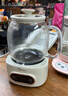 美的（Midea）花漾0胶水全玻璃全自动养生壶 办公室多功能煮茶壶 烧水壶恒温电热水壶煮茶器花茶壶1L YS10B101 实拍图