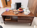 源氏木语实木茶几小户型客厅北欧茶台橡木现代简约原木茶桌 胡桃色1.1茶几 (1100*500*450mm) 整装 实拍图