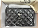 Catonkon ck女包轻奢包包女包时尚菱格链条单肩斜挎包生日礼物送女友老婆 黑色 实拍图
