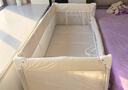 coolbaby婴儿床可调高度可移动多功能折叠新生儿宝宝床米色基础款 实拍图