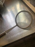 不锈钢漏勺过滤网筛极细家用滤油勺厨房油渣勺打沫勺一体成型 食品级不锈钢 大号【强厚升級+超密过滤】 实拍图