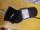 李宁袜子篮球袜（6双装黑白灰）男女跑步运动袜短袜毛巾底棉袜男袜 实拍图