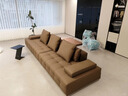 VPLAN居然之家意式全真皮劳伦斯极简沙发客厅轻奢现代别墅户型头层牛皮 3.4m多人位 60%选择-尊享版-全包裹头层牛皮+记忆棉 实拍图