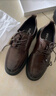百丽通勤商务皮鞋2025男牛皮褶皱增高休闲鞋A1373AM4 棕色2  42 实拍图