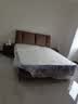 菲玛仕（freemax）头层牛皮真皮床1.8米x2米主卧大床实木床意式极简双人床-993 1.8mm加厚头层牛皮单床+环保椰棕床垫+1柜 【旗舰版】9d满铺静音排骨架 1.5*2m框架 实拍图