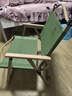 骆驼户外露营折叠椅便携式靠背写生躺椅野营钓鱼凳美术生椅子克米特椅 绿色-钢管椅架-承重120KG 实拍图