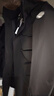 京东京造【进口极寒95鹅绒服】羽绒服男外套女冬季新款中长款 曜石黑 3XL 实拍图