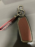 绅创宝马钥匙套25款3系5系1系x1x3x4x5x6刀锋钥匙320/325/530汽车壳扣 B款【原车内饰同色】火山红-绳款 实拍图