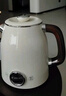 美的（Midea）艺术家电热水壶  烧水壶自动断电保温一体  1.6L大容量电热水壶 316L不锈钢恒温壶 精准控温 63-Q 实拍图