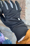 李宁（LI-NING）骑行手套冬季男女保暖加绒电动摩托自行车手套防冻防寒风登山滑雪 实拍图
